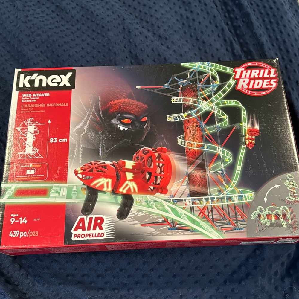 K’bed Web Weaver Roller Coaster Building Set